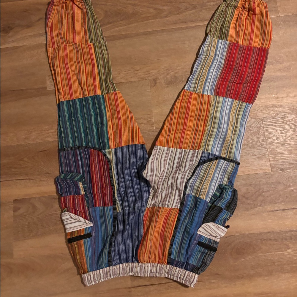 Patch Work Pants - image 4